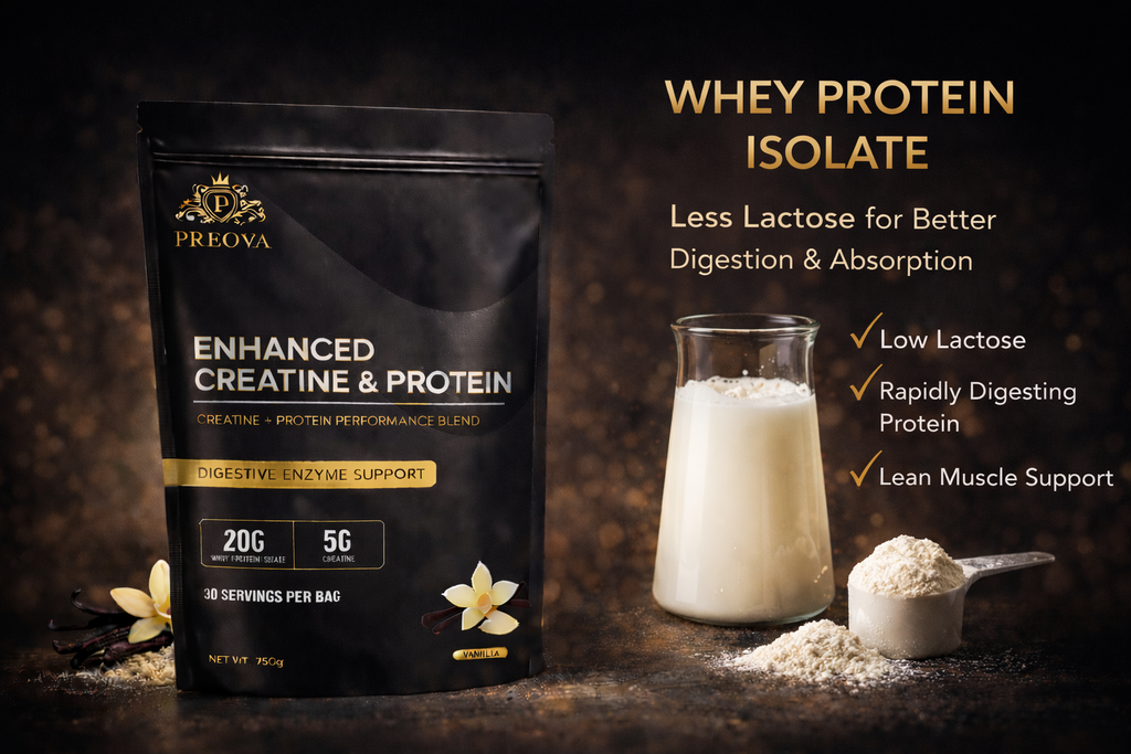 PREOVA Enhanced Creatine + Protein Performance Blend