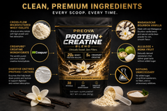 PREOVA Protein + Creatine — Madagascar Bourbon Vanilla — Pre-Order