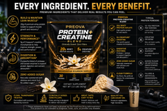 PREOVA Protein + Creatine — Madagascar Bourbon Vanilla — Pre-Order