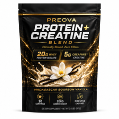 PREOVA Protein + Creatine — Madagascar Bourbon Vanilla — Pre-Order