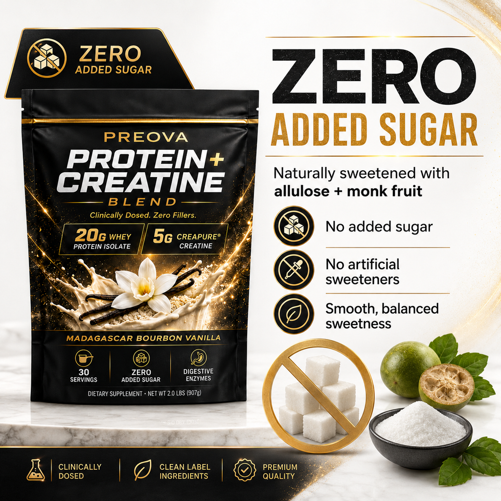 PREOVA Protein + Creatine — Madagascar Bourbon Vanilla — Pre-Order
