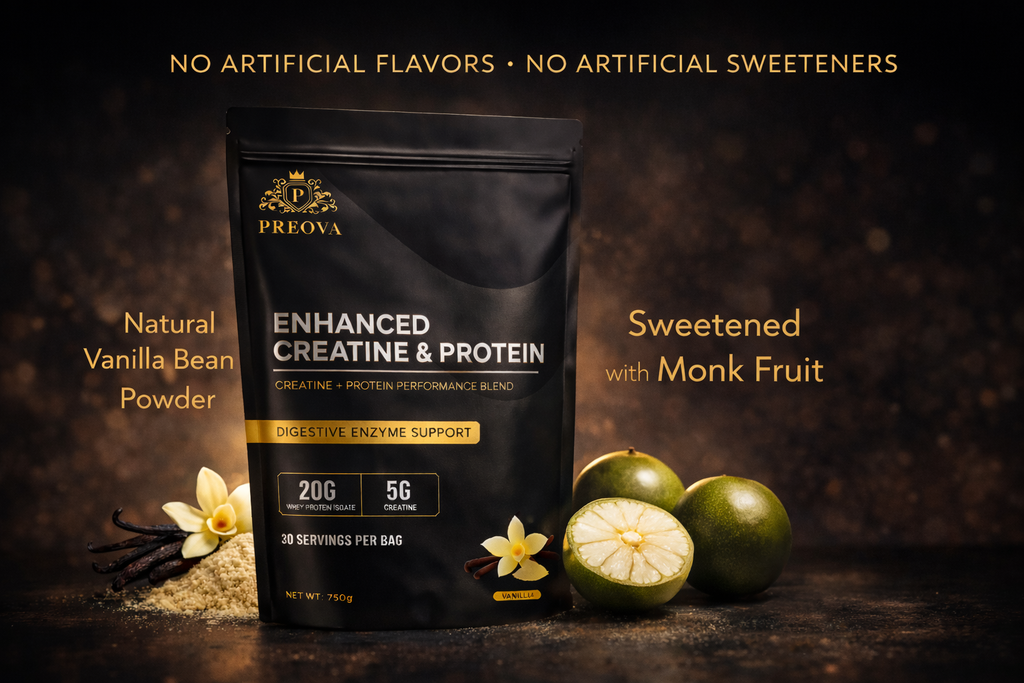 PREOVA Enhanced Creatine + Protein Performance Blend